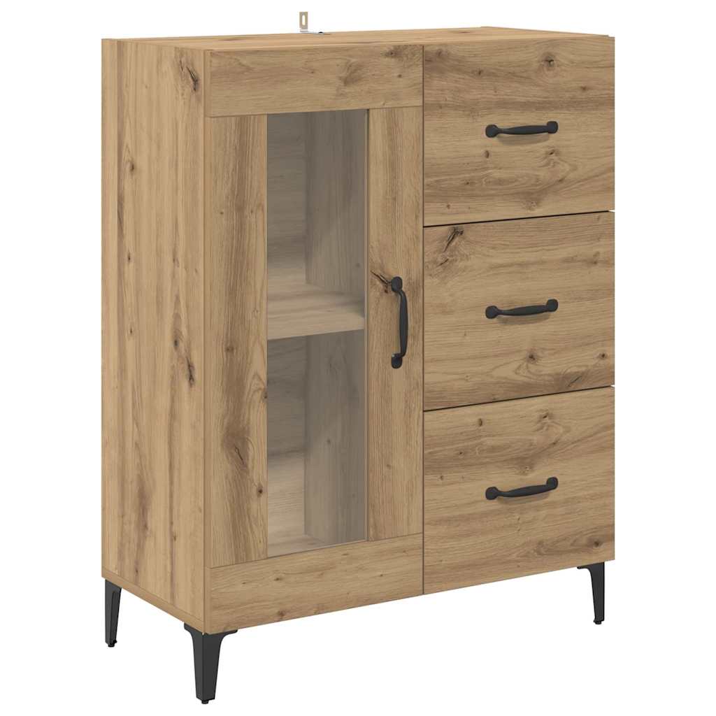 Highboard Umjetnički hrast 69,5 x 34 x 180 cm Konstruirano drvo