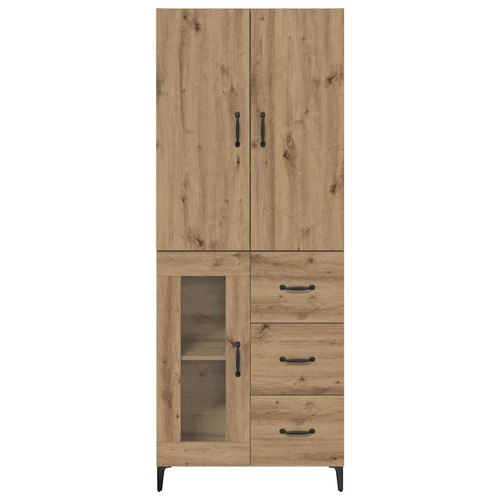 Highboard Umjetnički hrast 69,5 x 34 x 180 cm Konstruirano drvo