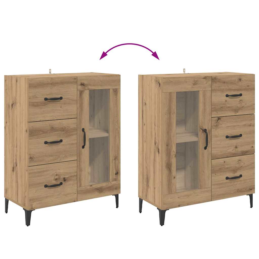 Highboard Umjetnički hrast 69,5 x 34 x 180 cm Konstruirano drvo