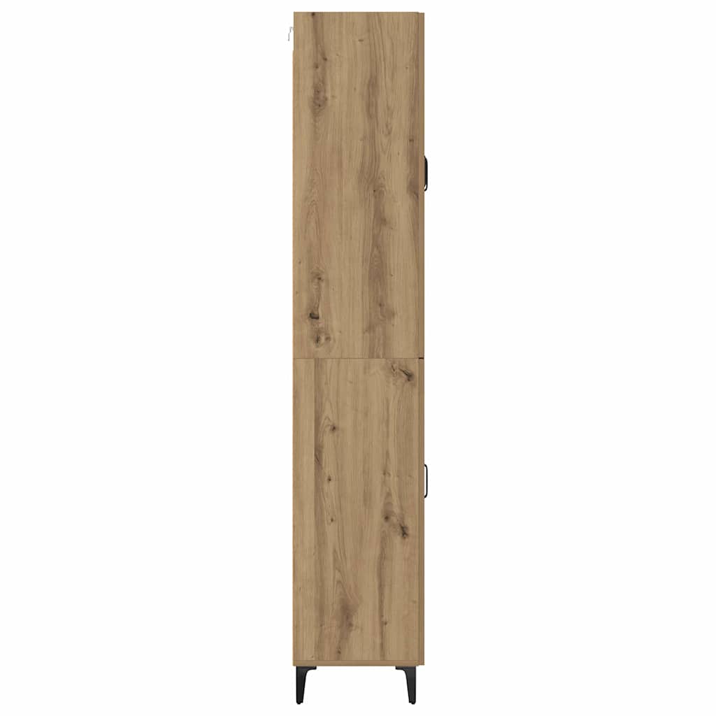 Highboard Umjetnički hrast 69,5 x 34 x 180 cm Konstruirano drvo