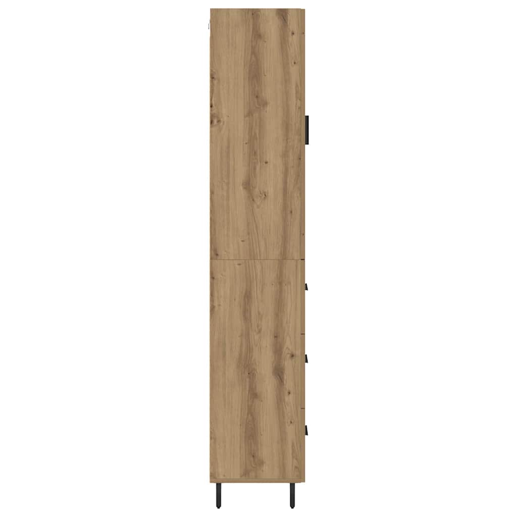 Highboard Umjetnički hrast 34,5 x 34 x 180 cm Konstruirano drvo