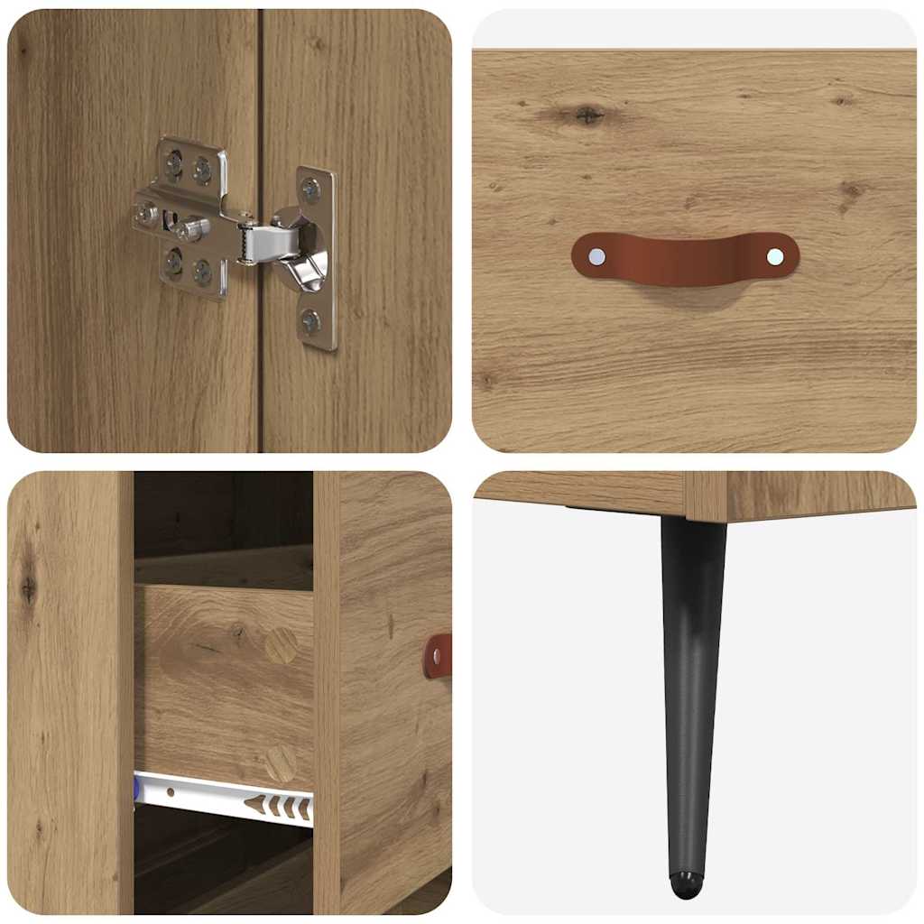 Highboard Umjetnički hrast 69,5 x 34 x 180 cm Konstruirano drvo