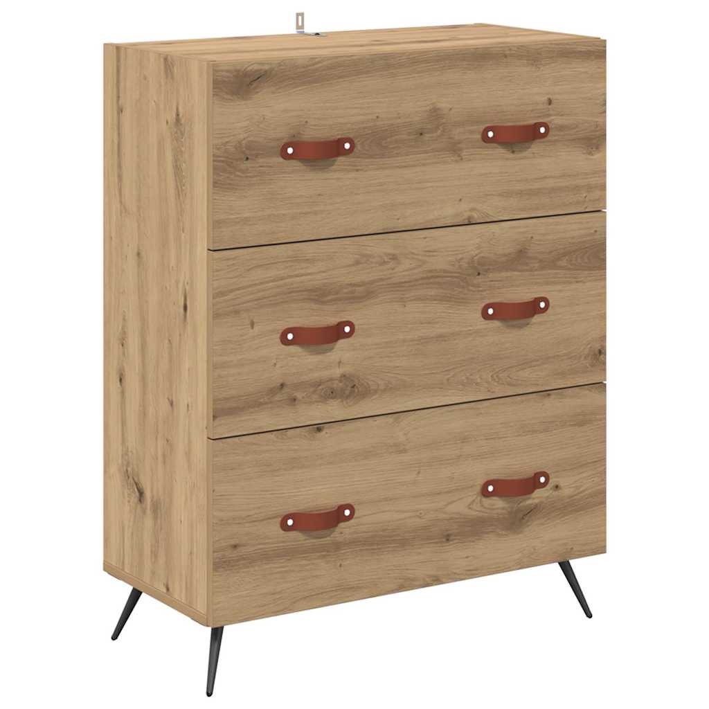 Highboard Umjetnički hrast 69,5 x 34 x 180 cm Konstruirano drvo