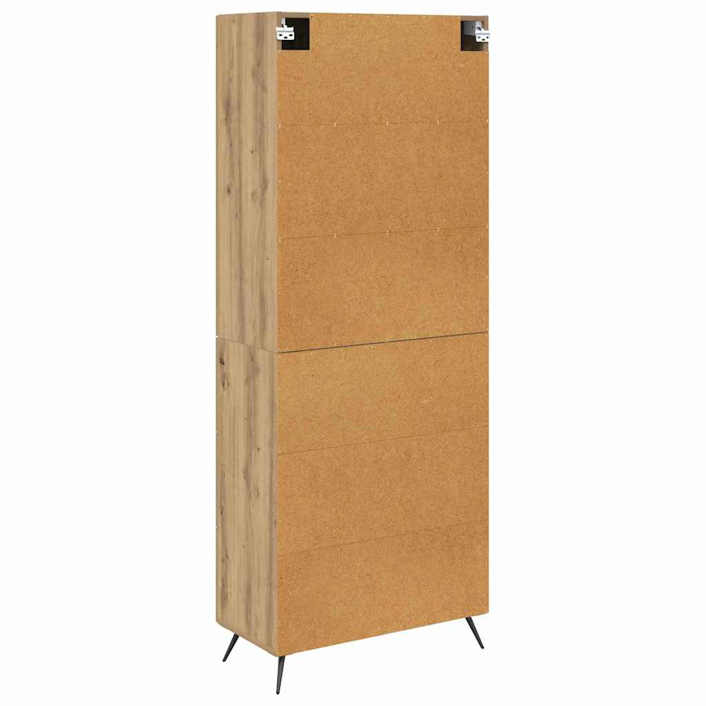 Highboard Umjetnički hrast 69,5 x 34 x 180 cm Konstruirano drvo
