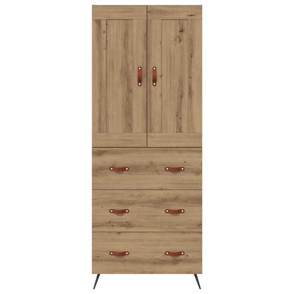 Highboard Umjetnički hrast 69,5 x 34 x 180 cm Konstruirano drvo