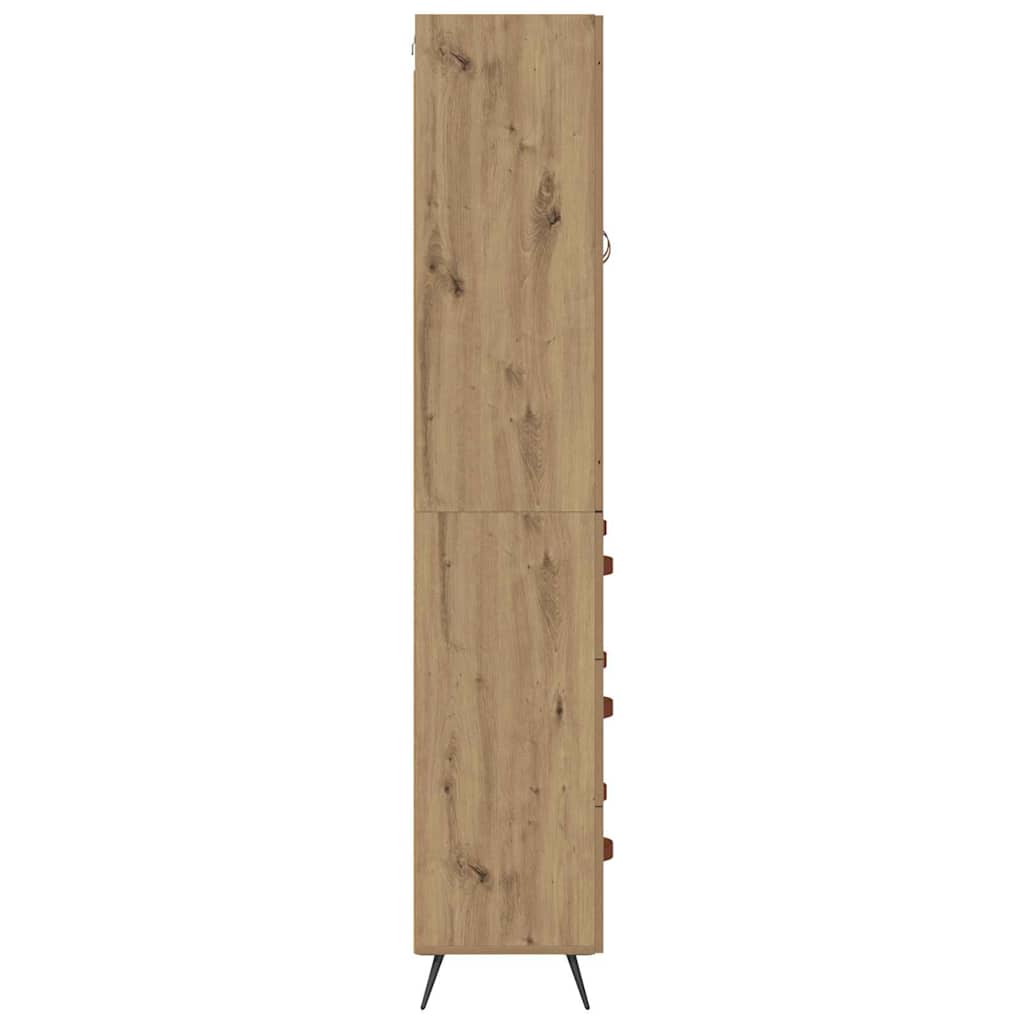 Highboard Umjetnički hrast 69,5 x 34 x 180 cm Konstruirano drvo