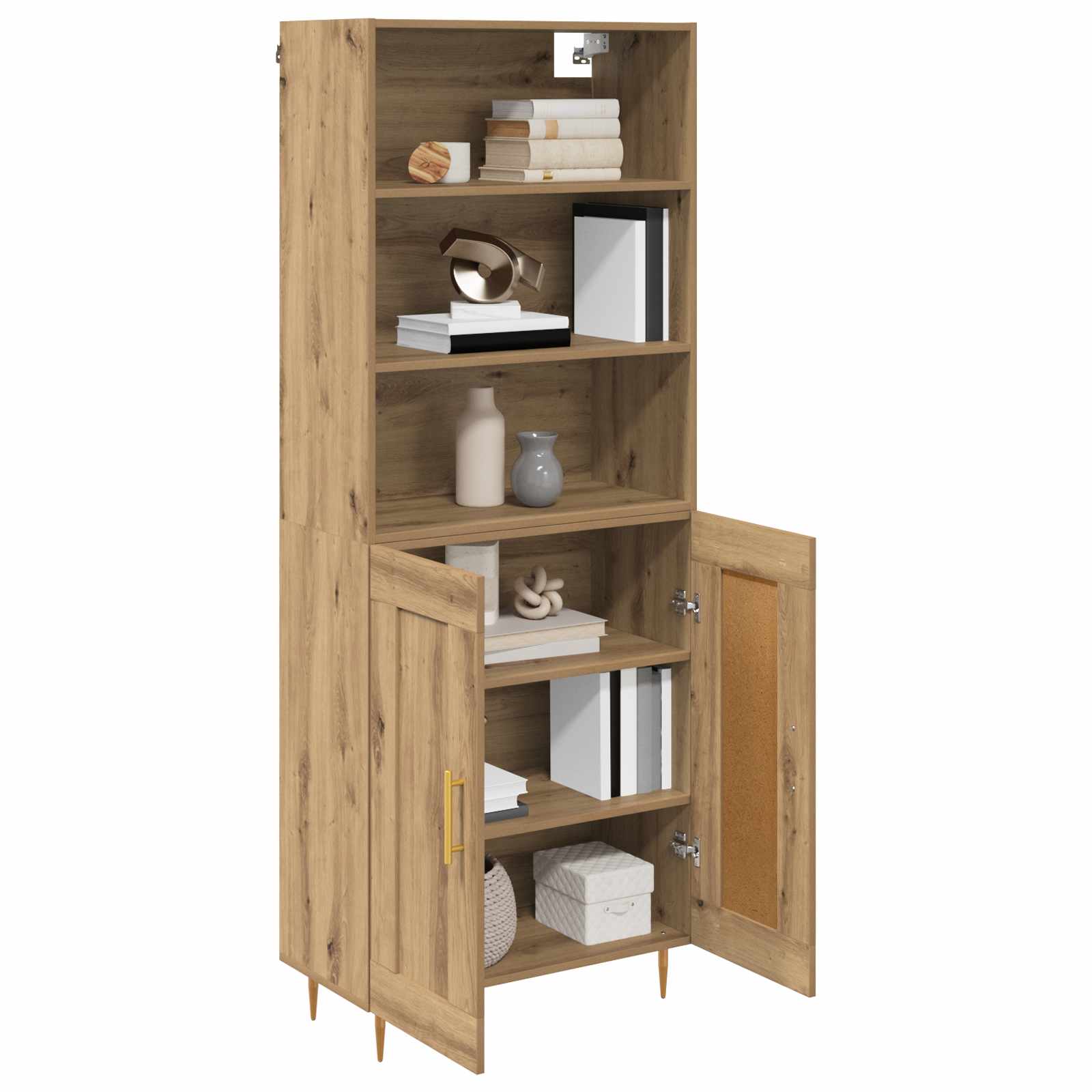 Highboard Umjetnički hrast 69,5 x 34 x 180 cm Konstruirano drvo