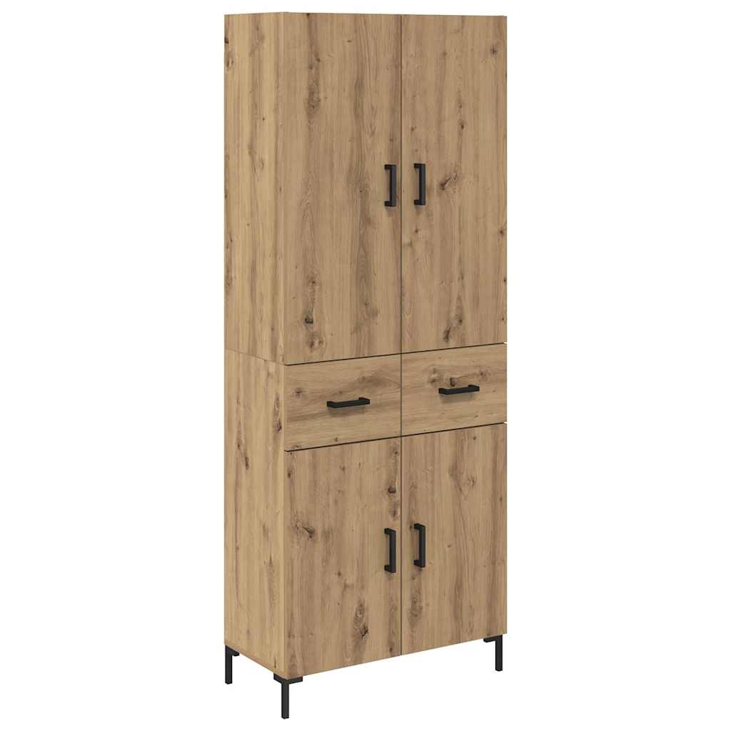 Highboard Umjetnički hrast 69,5 x 34 x 180 cm Konstruirano drvo