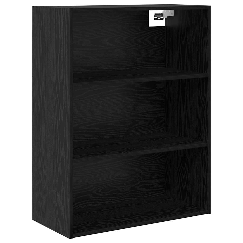Highboard 2 pcs Crni hrast 69,5 x 34 x 180 cm Konstruirano drvo