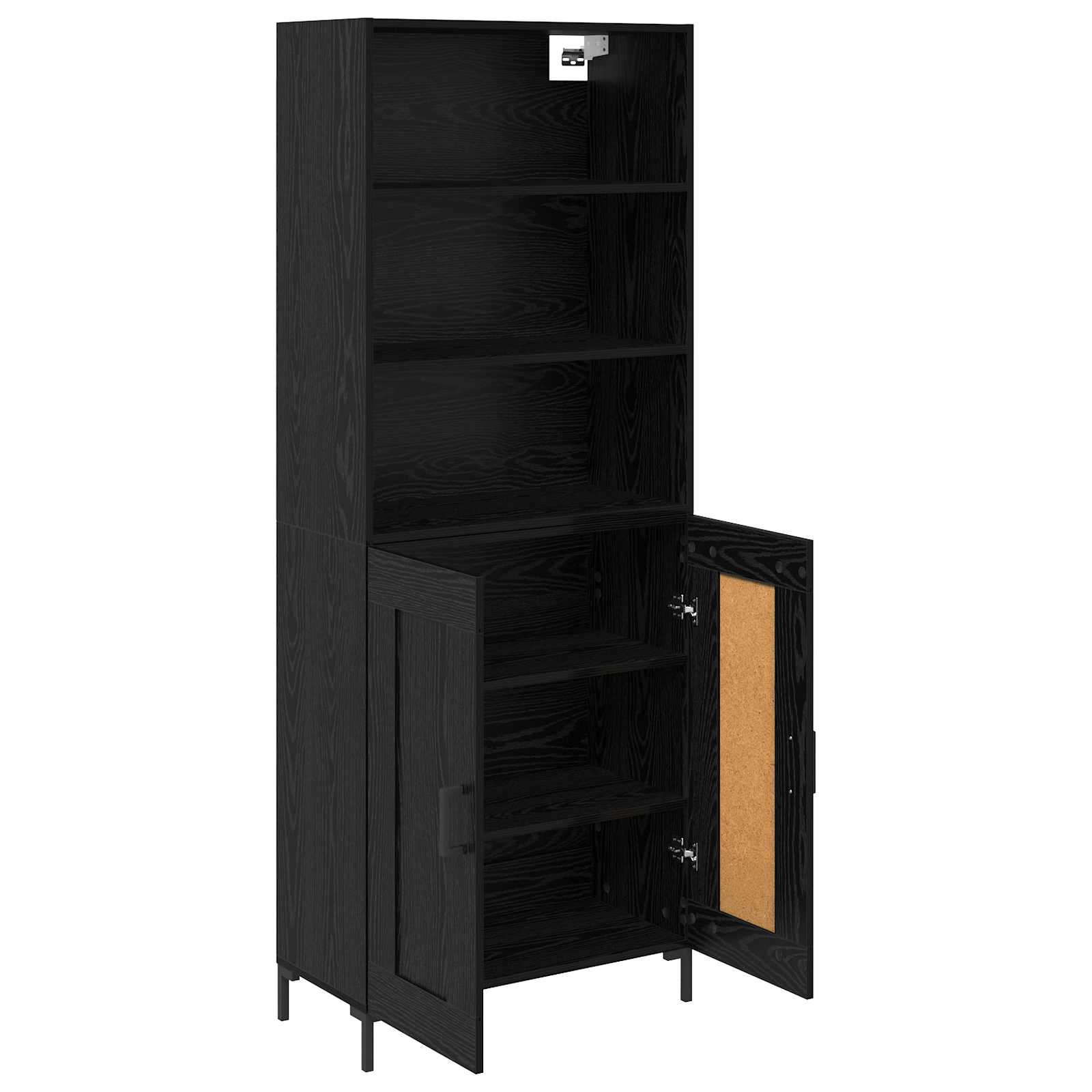 Highboard Crni hrast 69,5 x 34 x 180 cm Konstruirano drvo