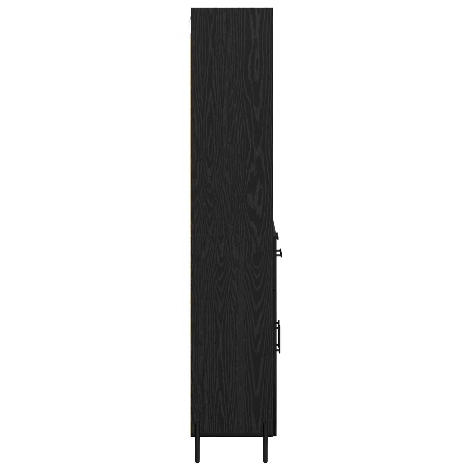 Highboard Crni hrast 69,5 x 34 x 180 cm Konstruirano drvo