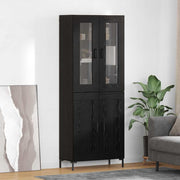 Highboard 2 kom. Crni hrast 69,5 x 34 x 180 cm