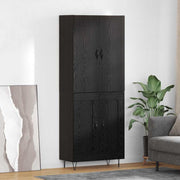 Highboard 2 kom. Crni hrast 69,5 x 34 x 180 cm