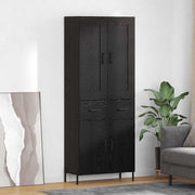 Highboard 2 kom. Crni hrast 69,5 x 34 x 180 cm