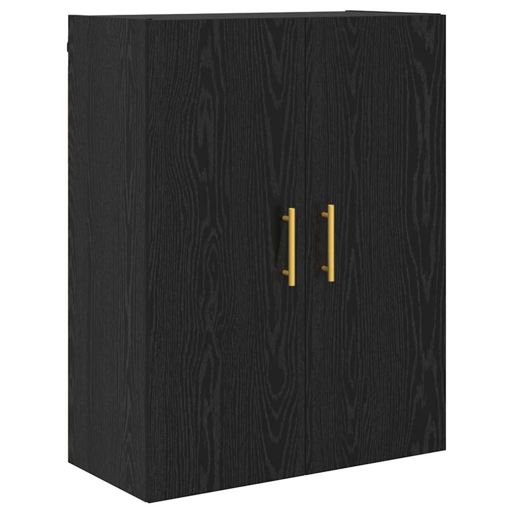 Highboard Zidne Crni hrast 69,5 x 34 x 180 cm Konstruirano drvo