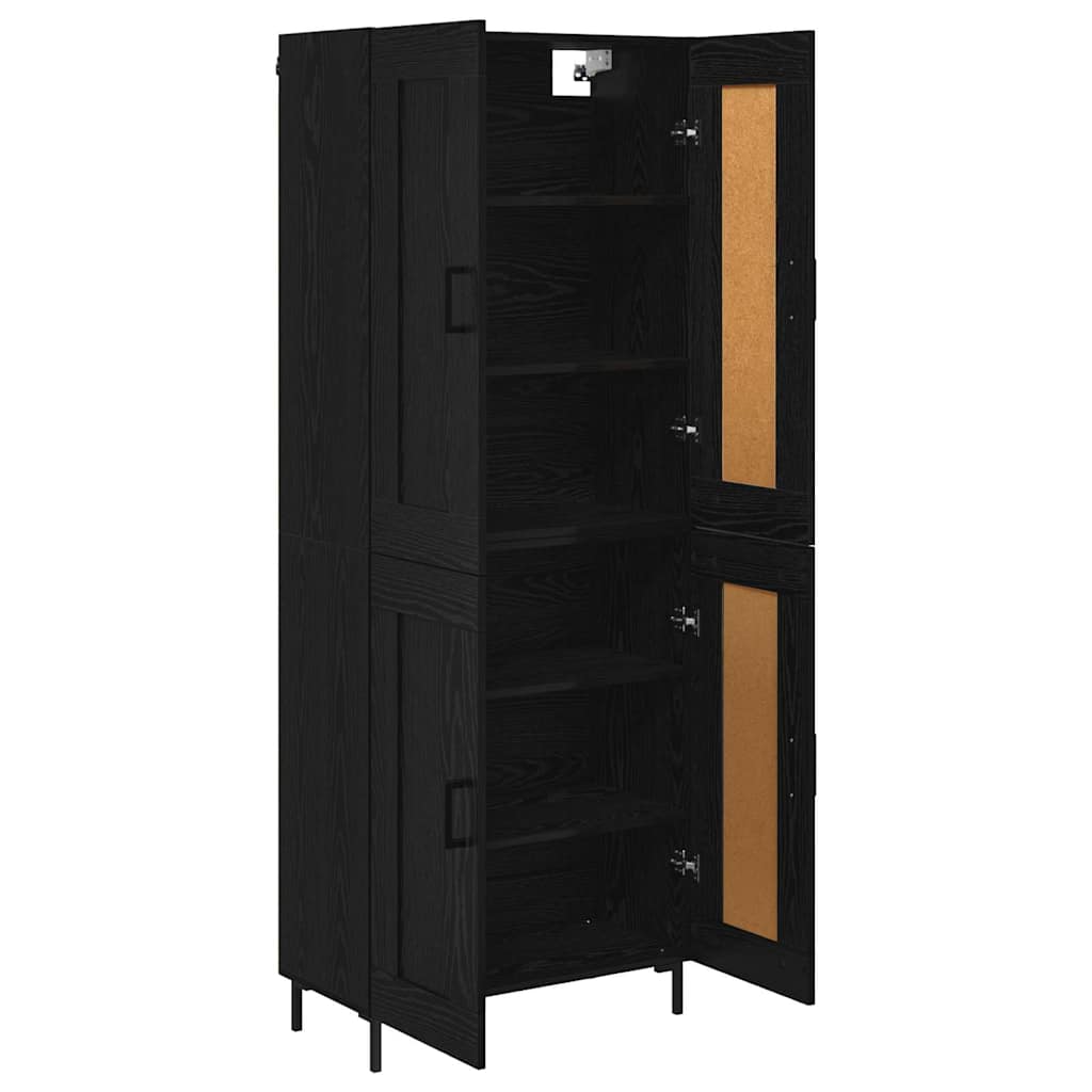 Highboard 2 kom. Crni hrast 69,5 x 34 x 180 cm