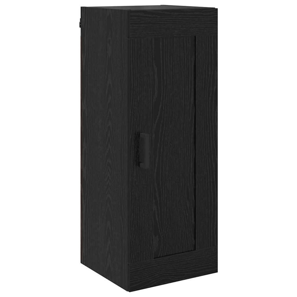 Highboard Crni hrast 34,5 x 34 x 180 cm Konstruirano drvo