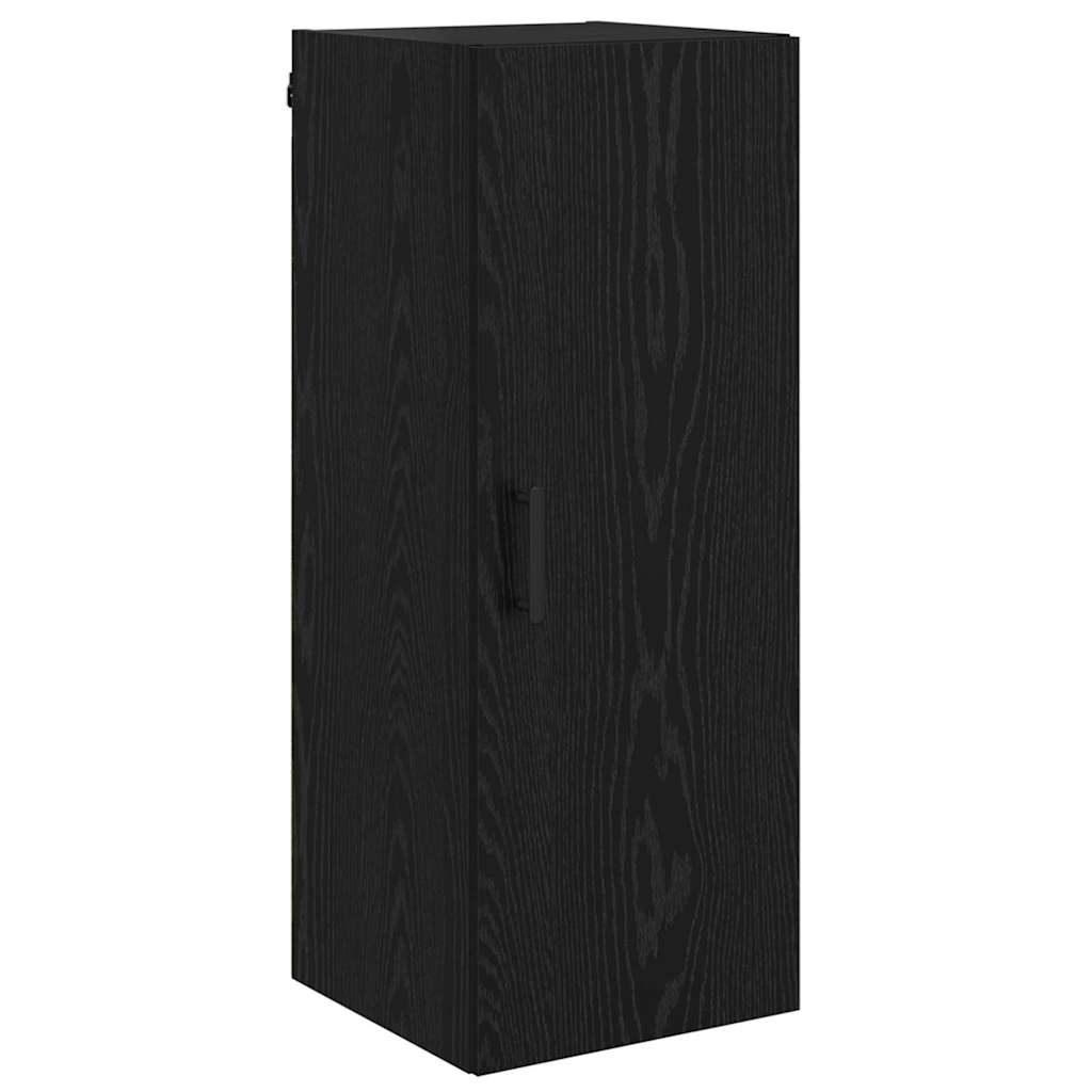 Highboard Crni hrast 34,5 x 34 x 180 cm Konstruirano drvo
