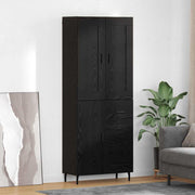 Highboard 2 kom. Crni hrast 69,5 x 34 x 180 cm