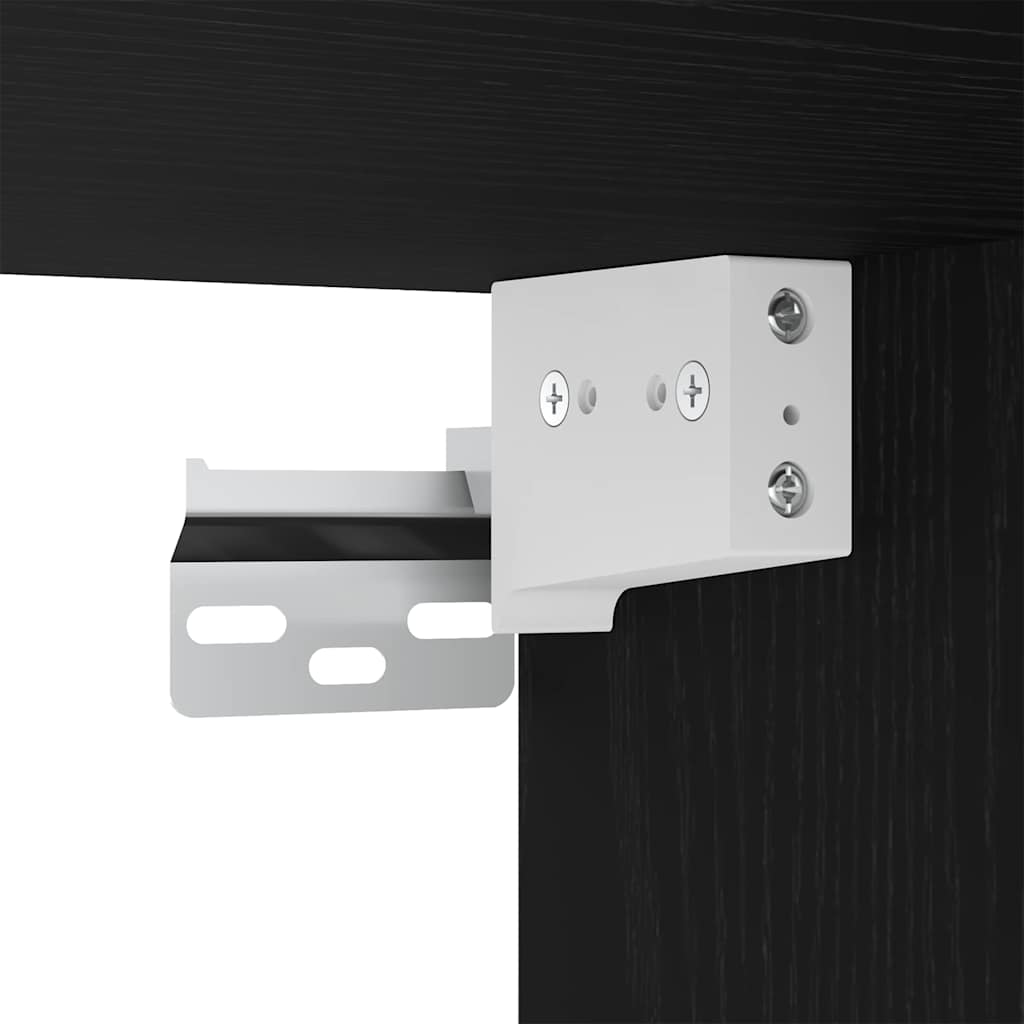 Highboard Crni hrast 69,5 x 34 x 180 cm Konstruirano drvo