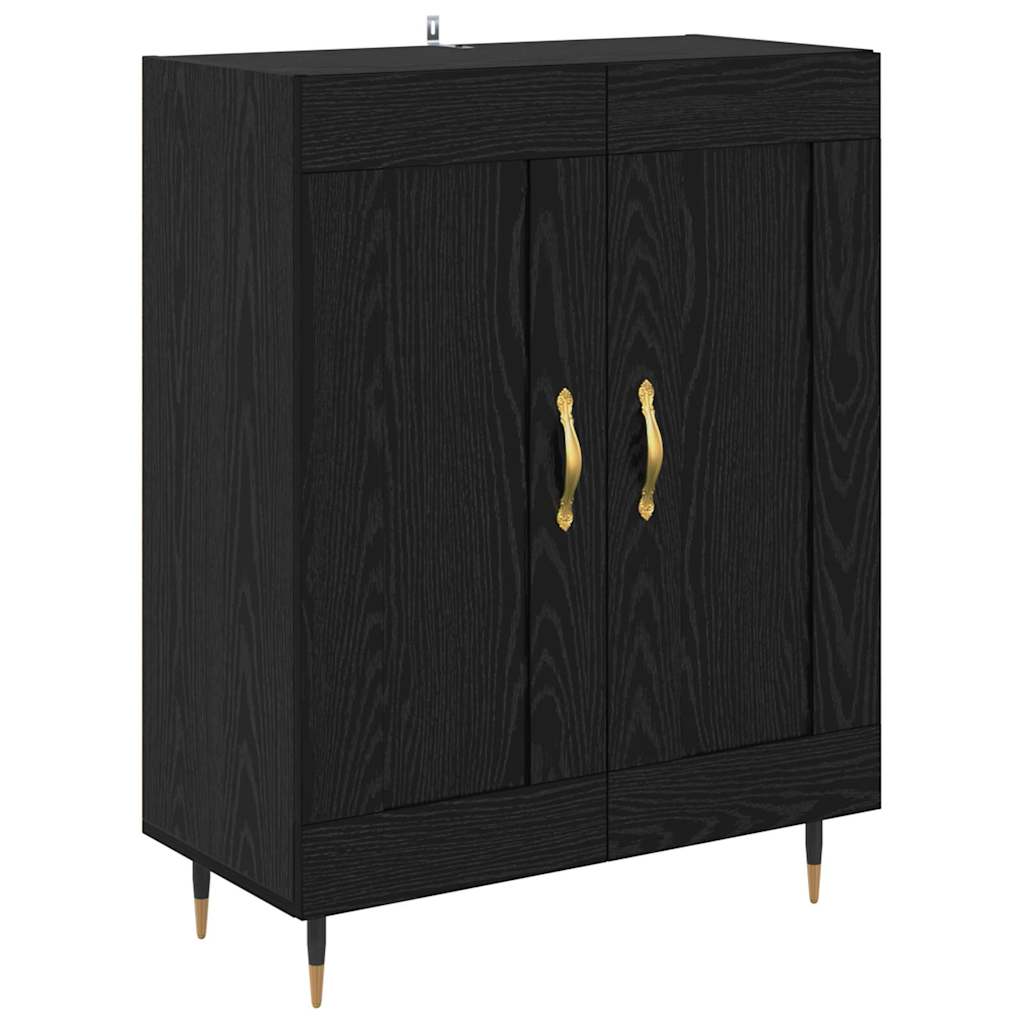 Highboard Crni hrast 69,5 x 34 x 180 cm Konstruirano drvo