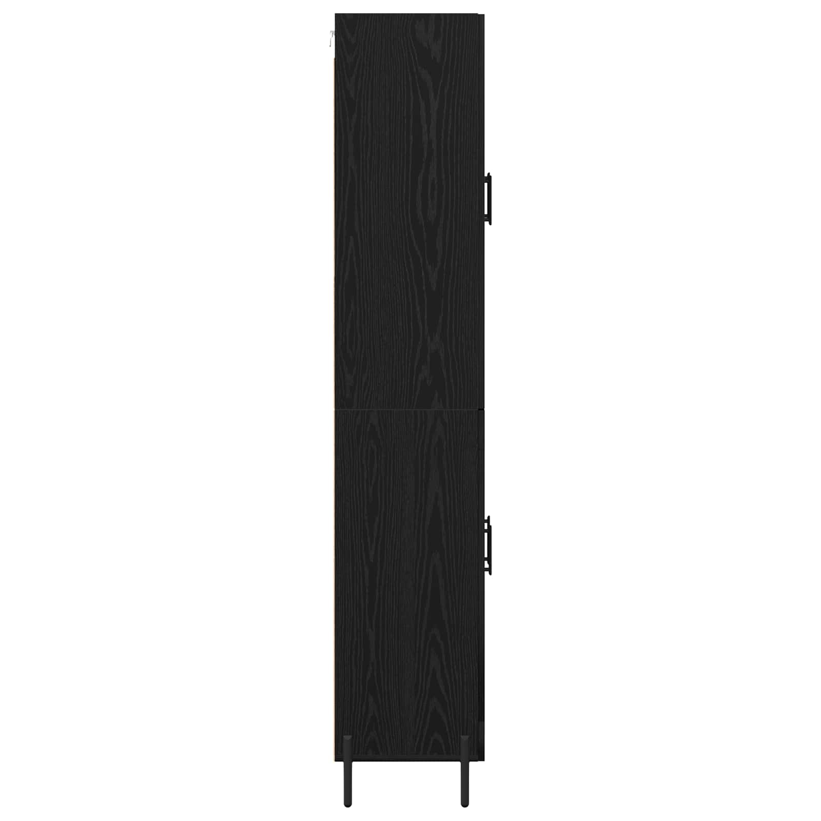 Highboard Zidne Crni hrast 69,5 x 34 x 180 cm Konstruirano drvo