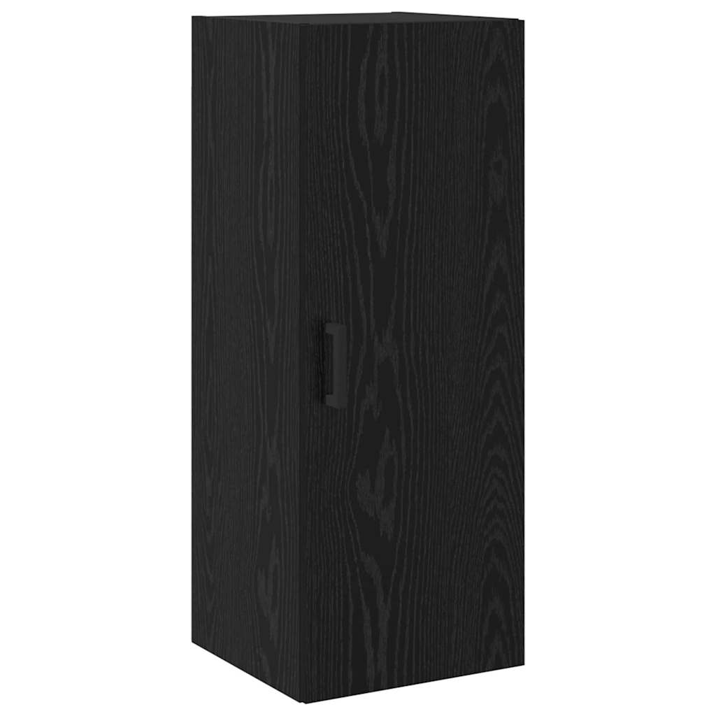 Highboard Crni hrast 34,5 x 34 x 180 cm Konstruirano drvo