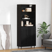 Highboard 2 kom. Crni hrast 69,5 x 34 x 180 cm