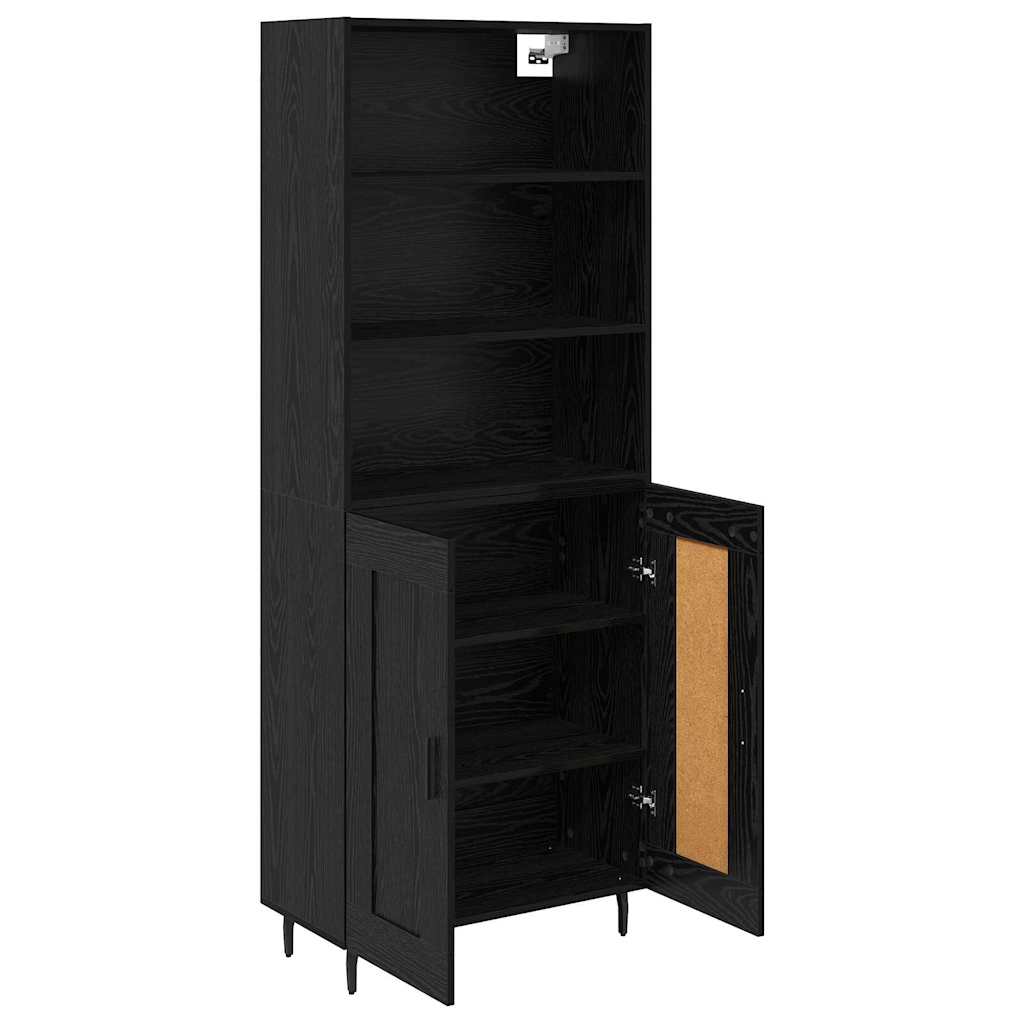 Highboard Crni hrast 69,5 x 34 x 180 cm