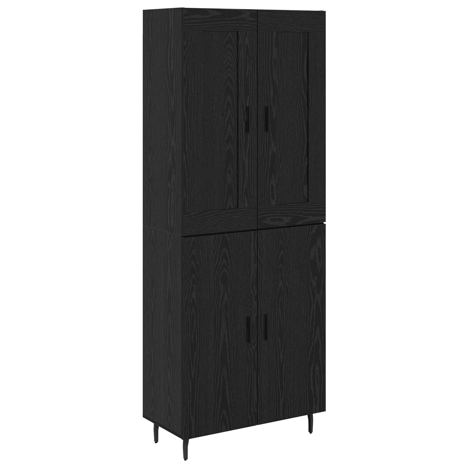 Highboard 2 kom. Crni hrast 69,5 x 34 x 180 cm