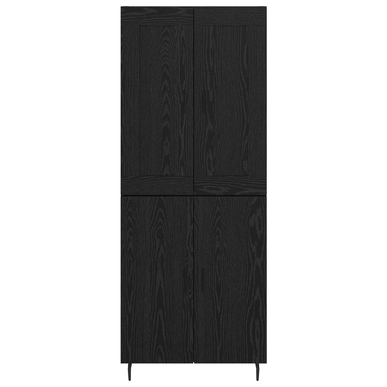 Highboard 2 kom. Crni hrast 69,5 x 34 x 180 cm