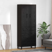Highboard 2 kom. Crni hrast 69,5 x 34 x 180 cm