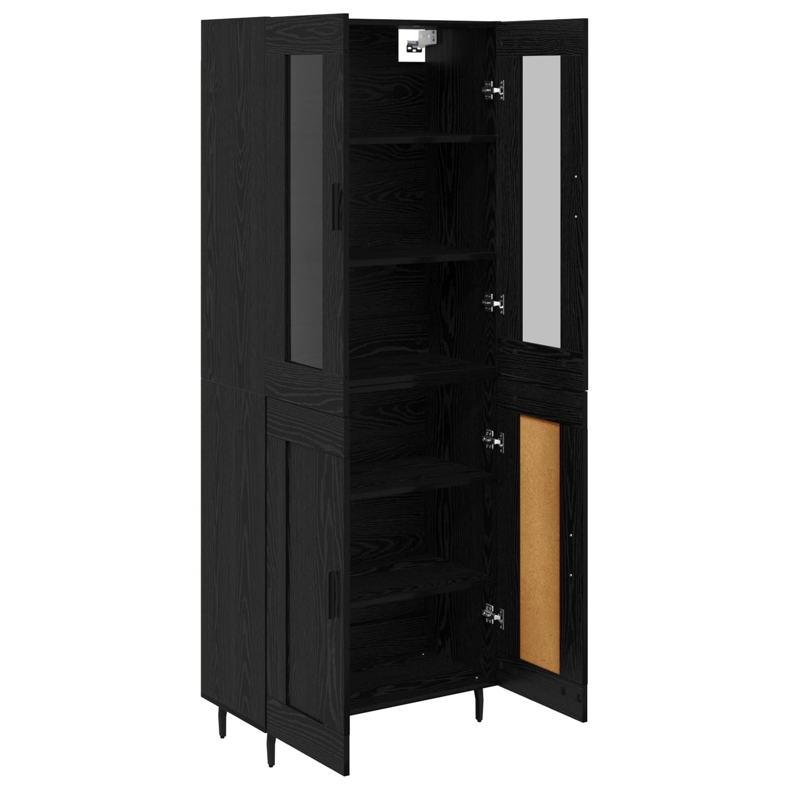Highboard 2 kom. Crni hrast 69,5 x 34 x 180 cm