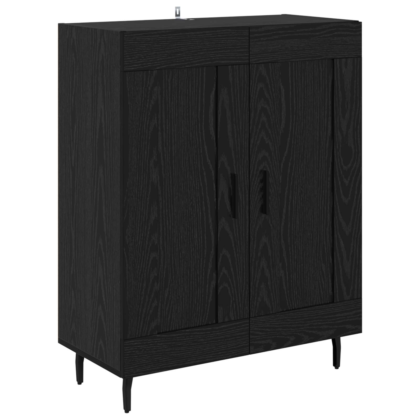 Highboard 2 kom. Crni hrast 69,5 x 34 x 180 cm