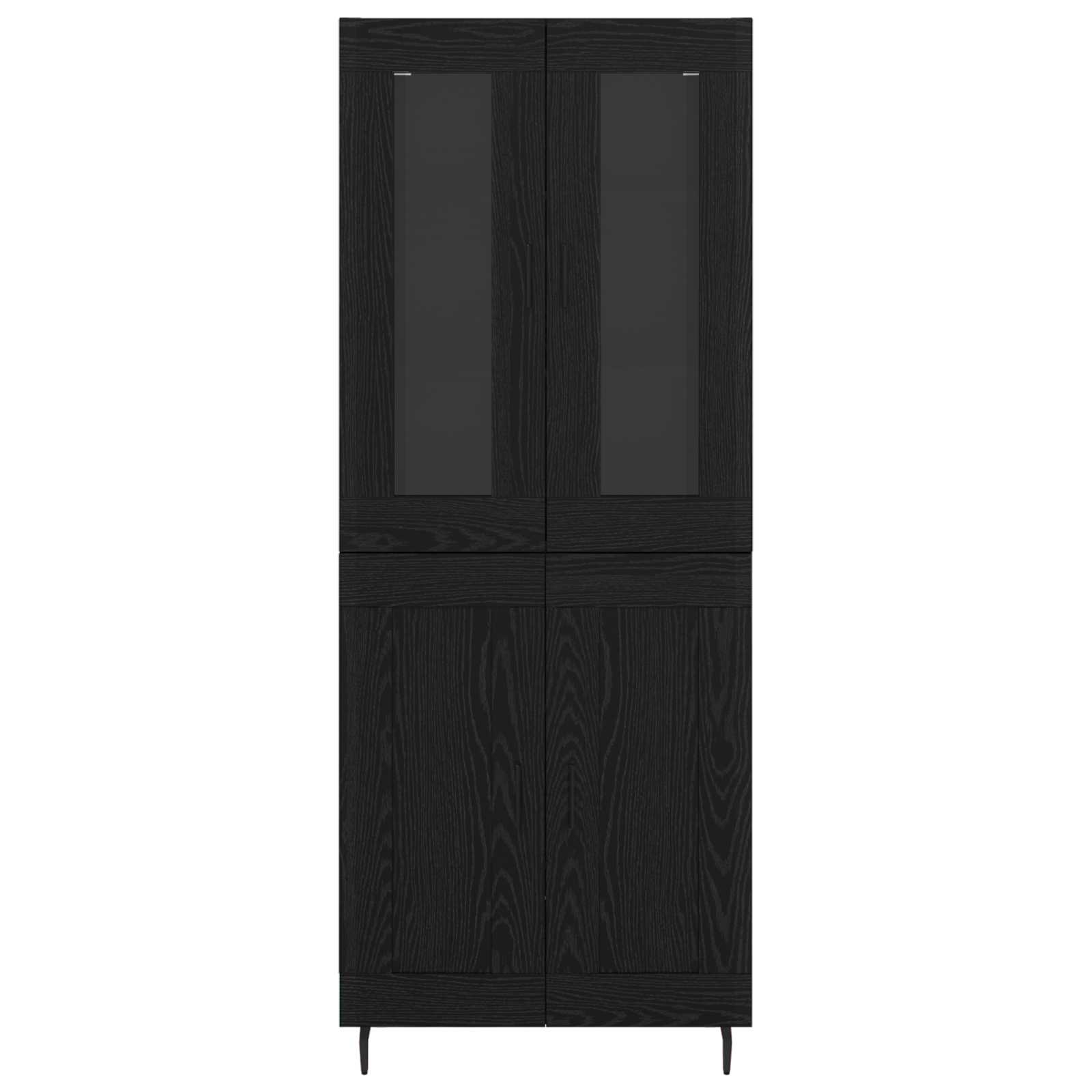 Highboard 2 kom. Crni hrast 69,5 x 34 x 180 cm
