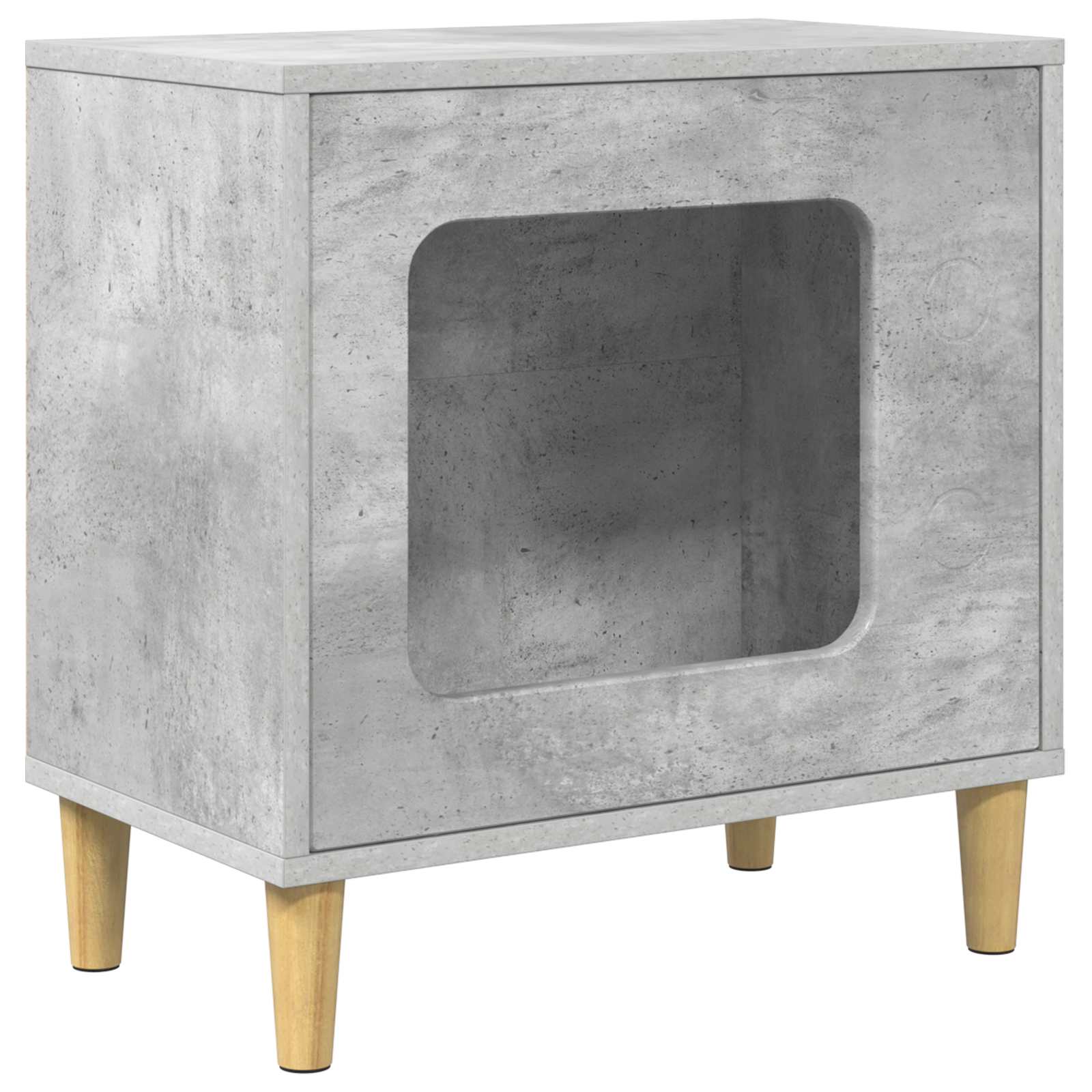 Mačja Kuća Beton 51 x 30 x 52 cm Konstruirano drvo