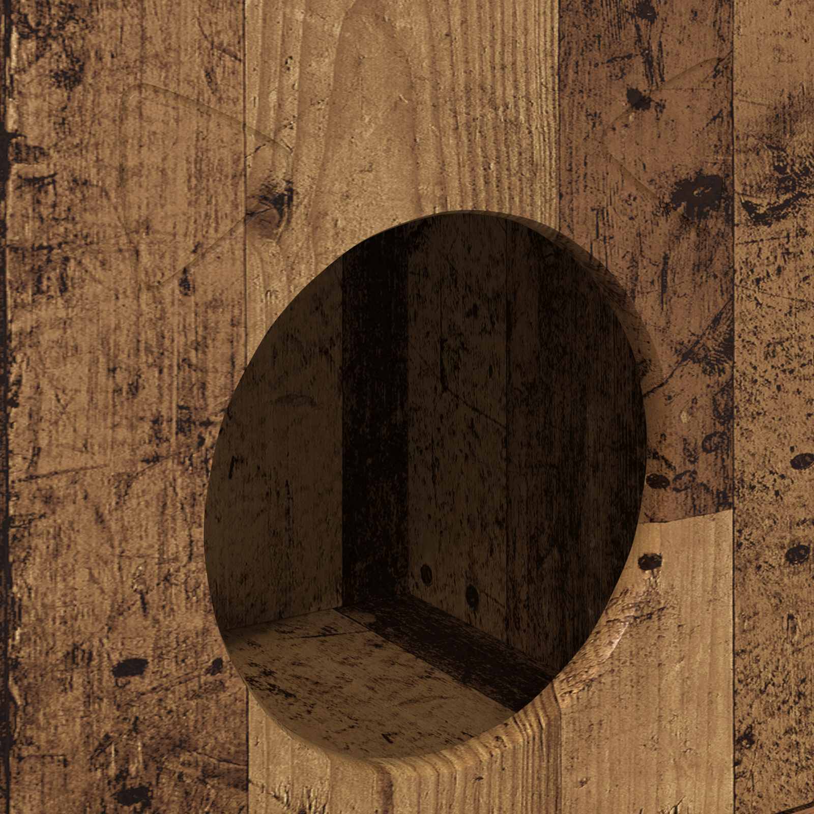 Mačja Kuća Staro drvo 72 x 42.5 x 70 cm Konstruirano drvo