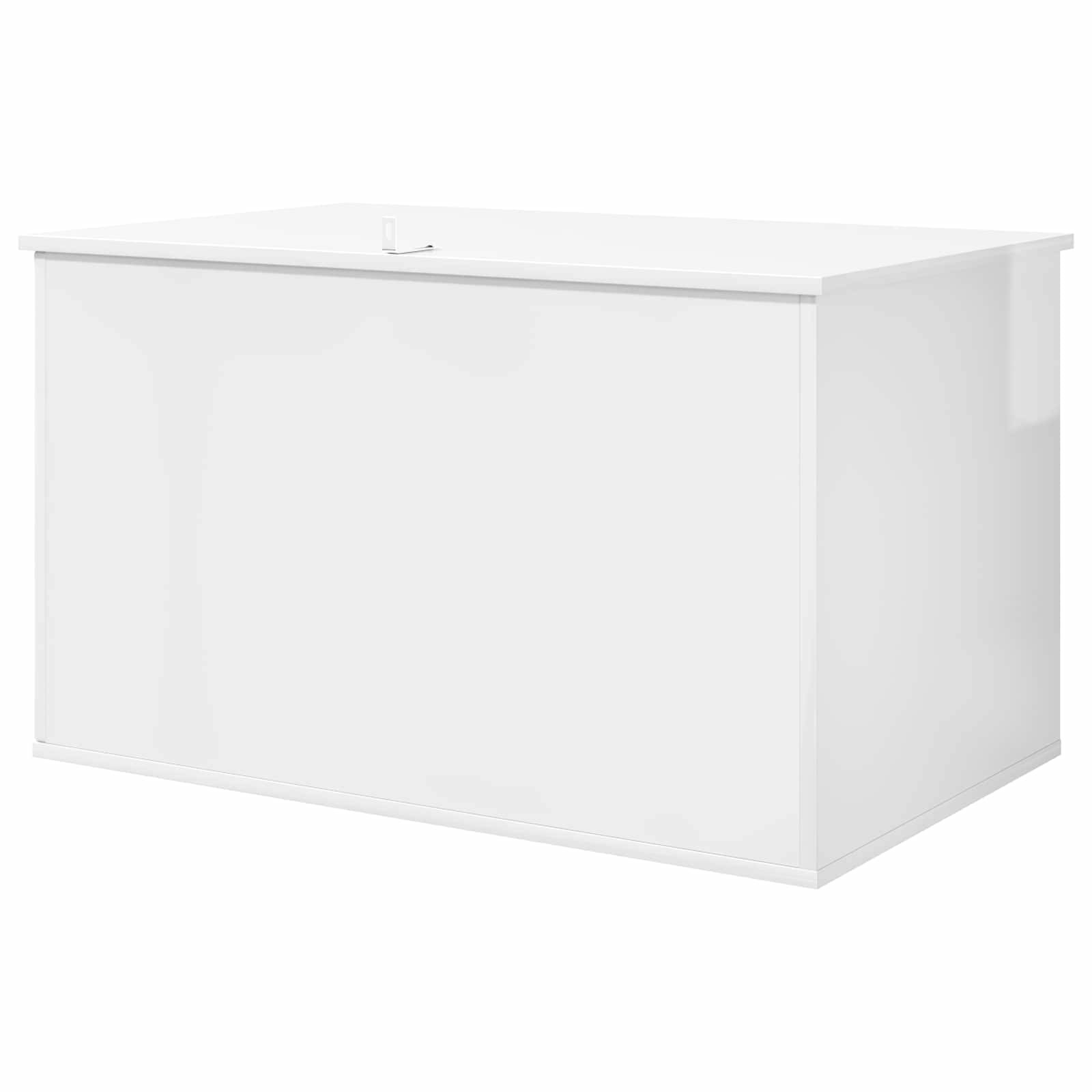 Mačja Kuća Sjajno bijelo 85 x 55 x 50,5 cm Konstruirano drvo