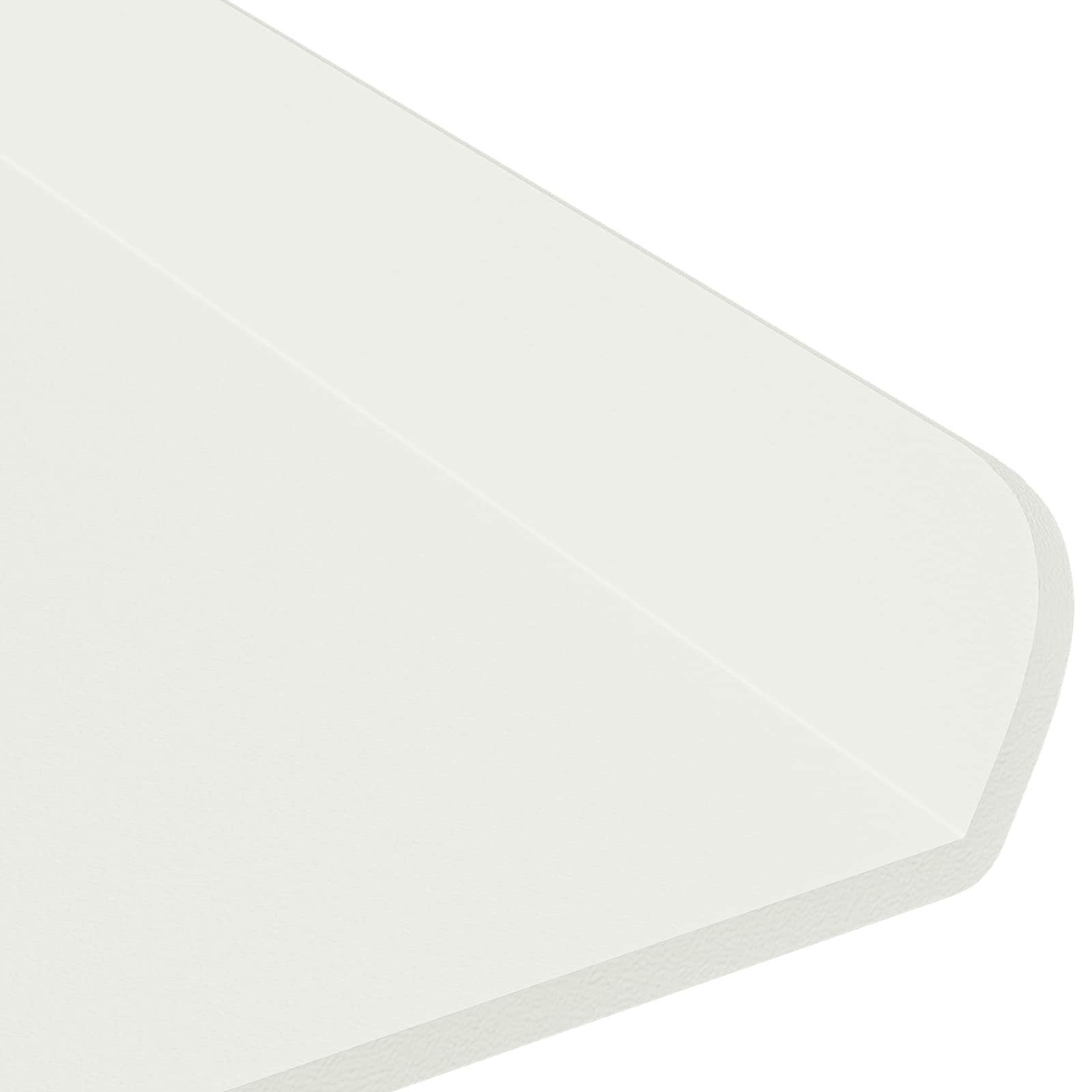 Lebdeća polica Zidne 3 pcs Bijeli 40 x 9 x 2,5 cm Čelik