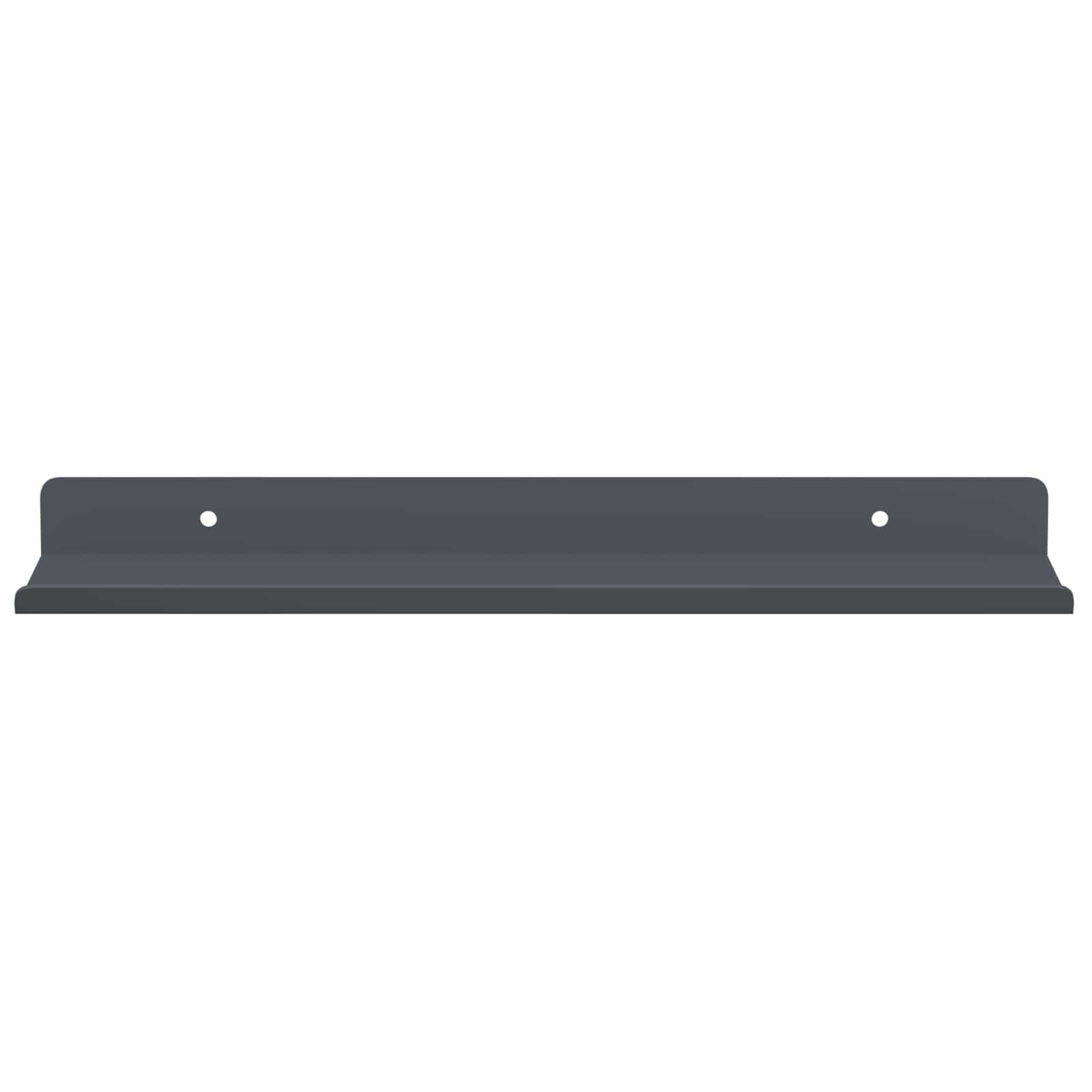 Lebdeća polica Zidne 4 pcs Antracit 30 x 9 x 2,5 cm Čelik