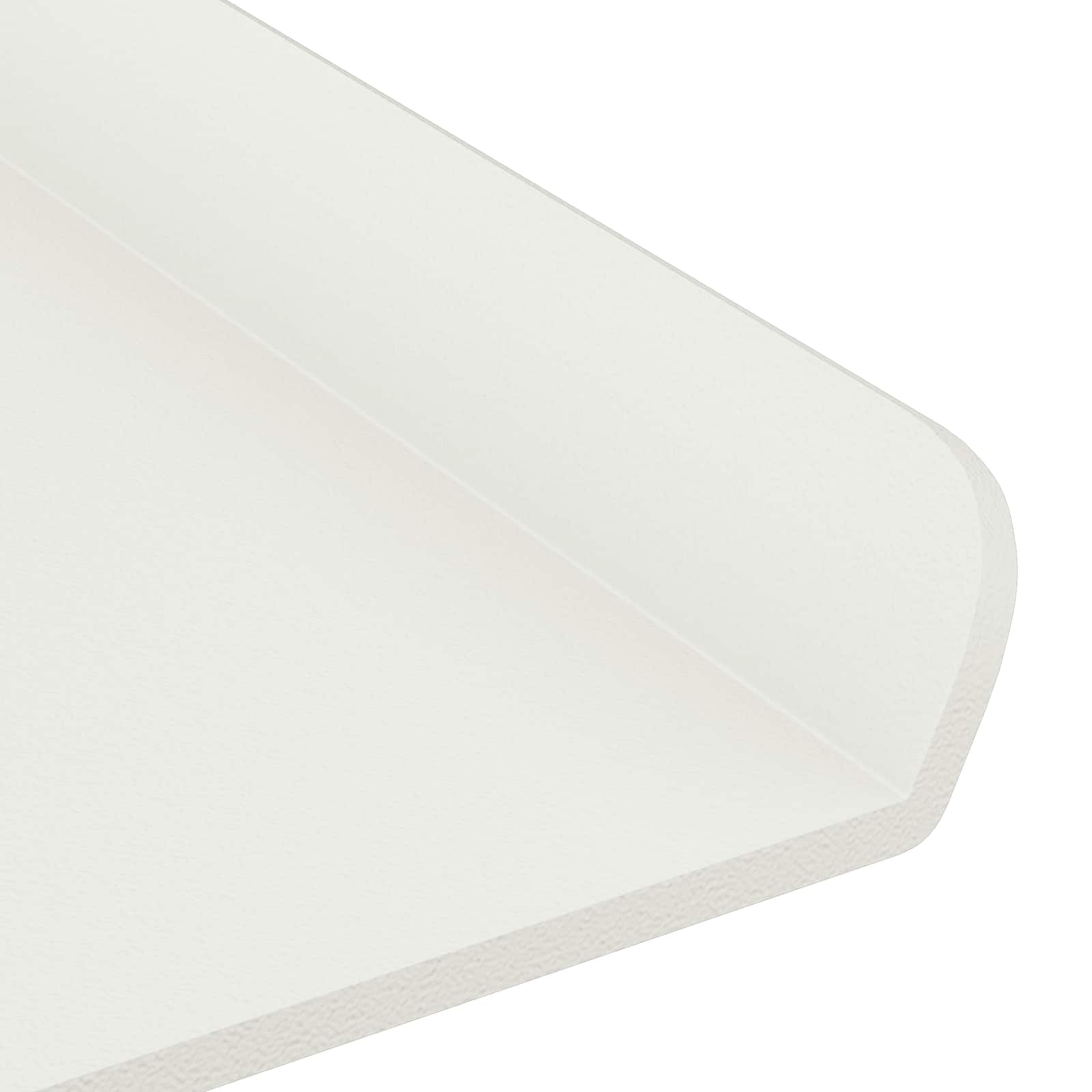 Lebdeća polica Zidne 4 pcs Bijeli 40 x 8,5 x 2,5 cm Čelik