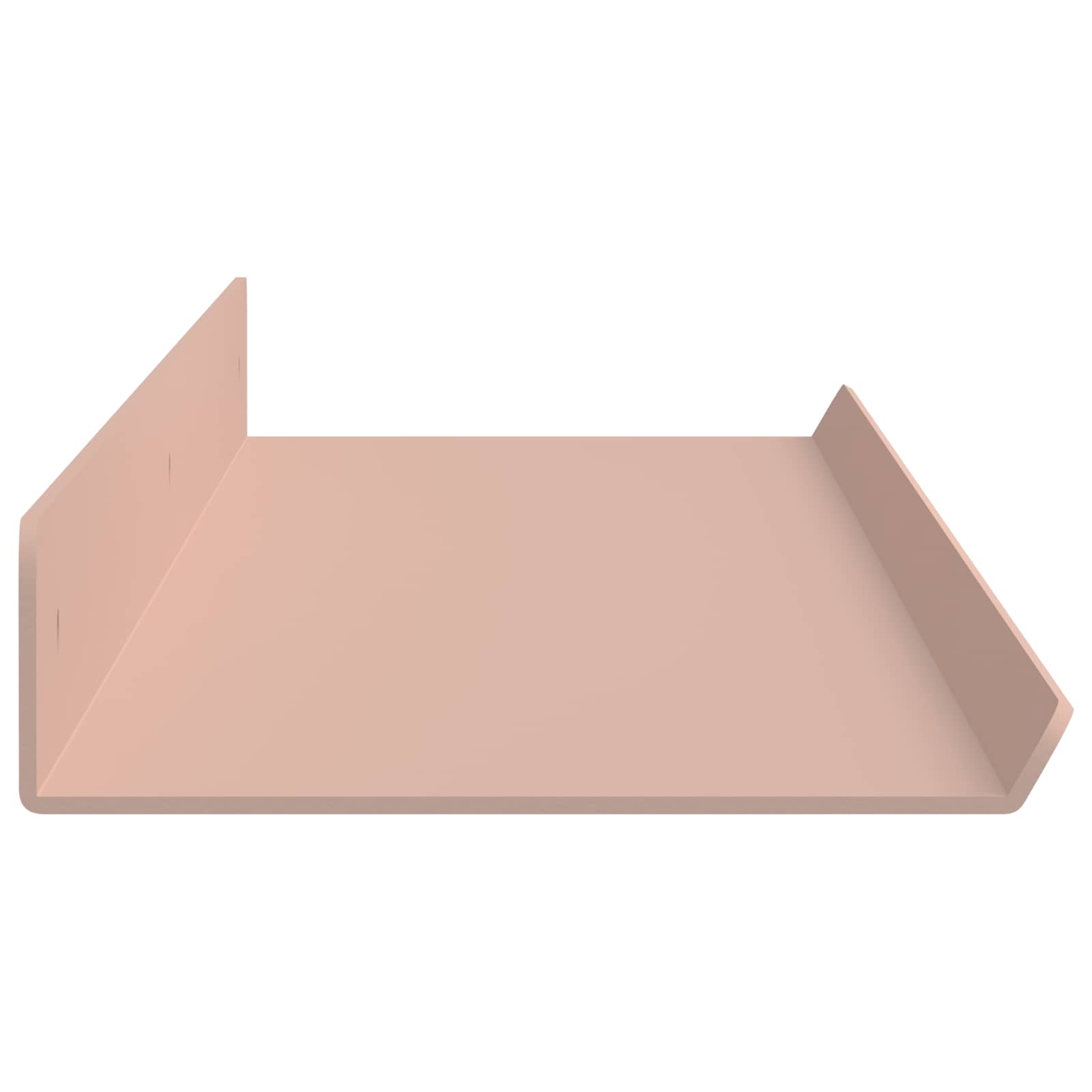 Lebdeća polica Zidne 4 pcs Ružičasta 80 x 9 x 2,5 cm Čelik