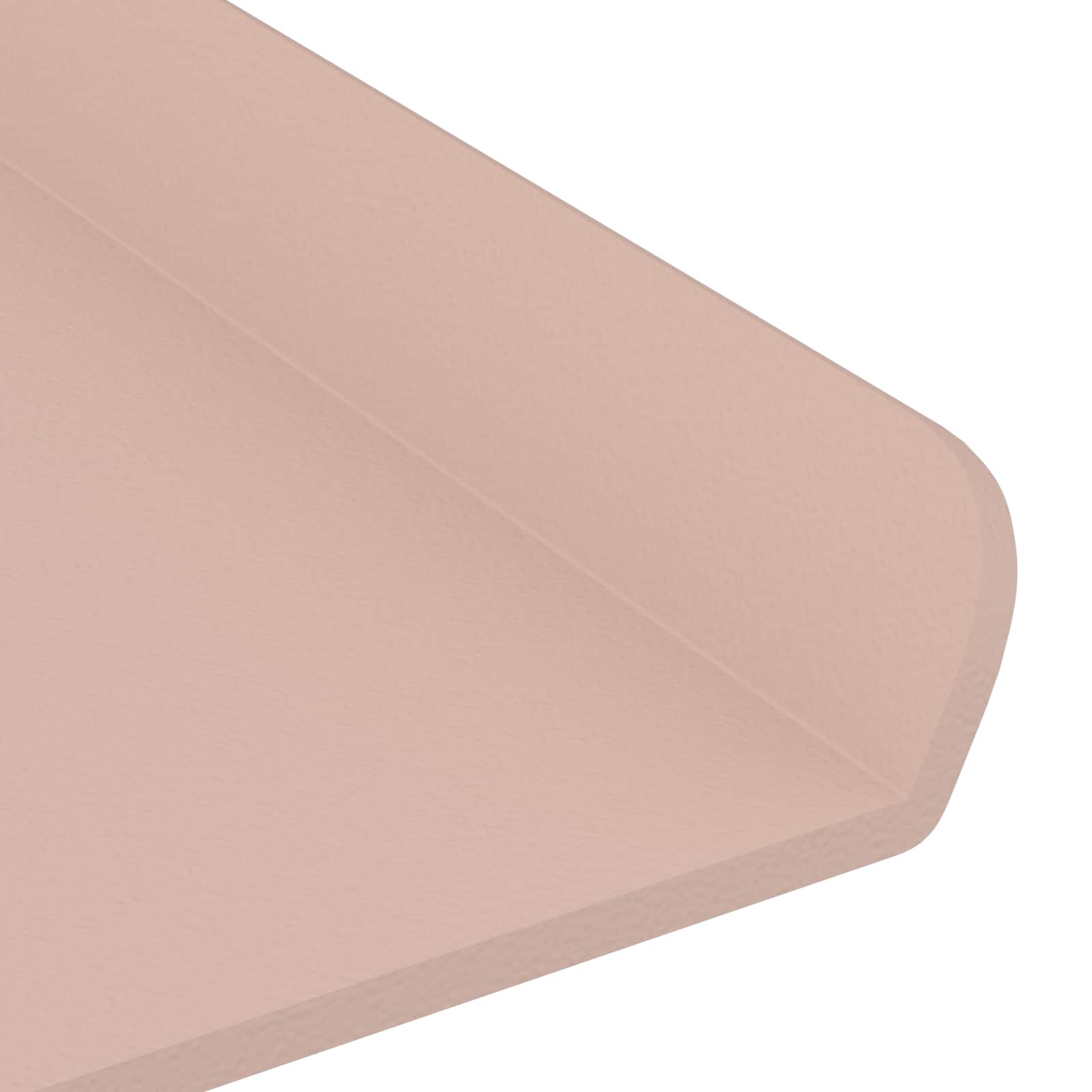 Lebdeća polica Zidne 4 pcs Ružičasta 100 x 9 x 2,5 cm Čelik