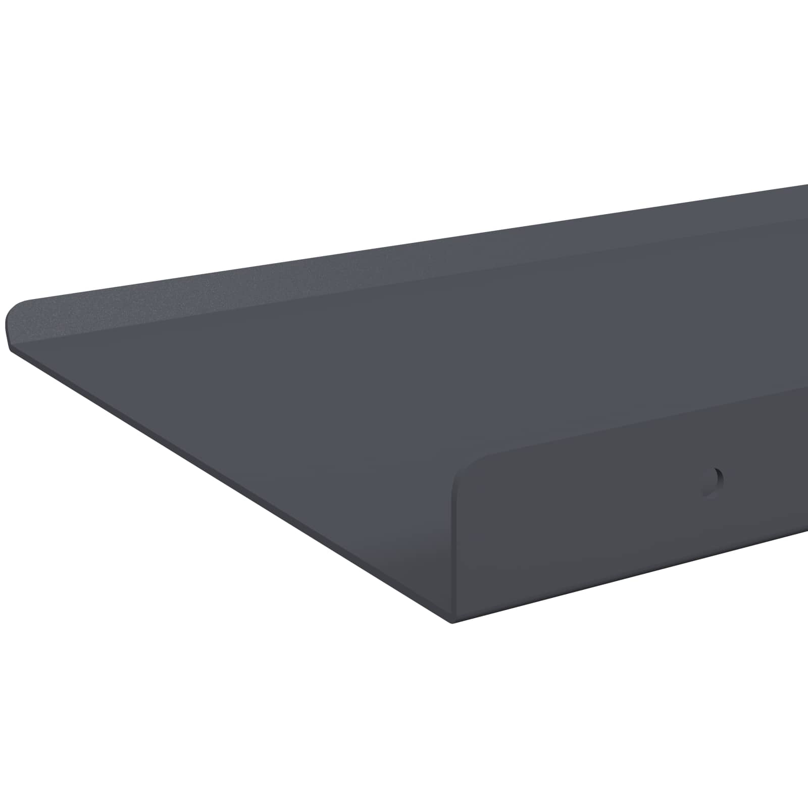 Lebdeća polica Zidne 4 pcs Antracit 40 x 18 x 2,5 cm Čelik