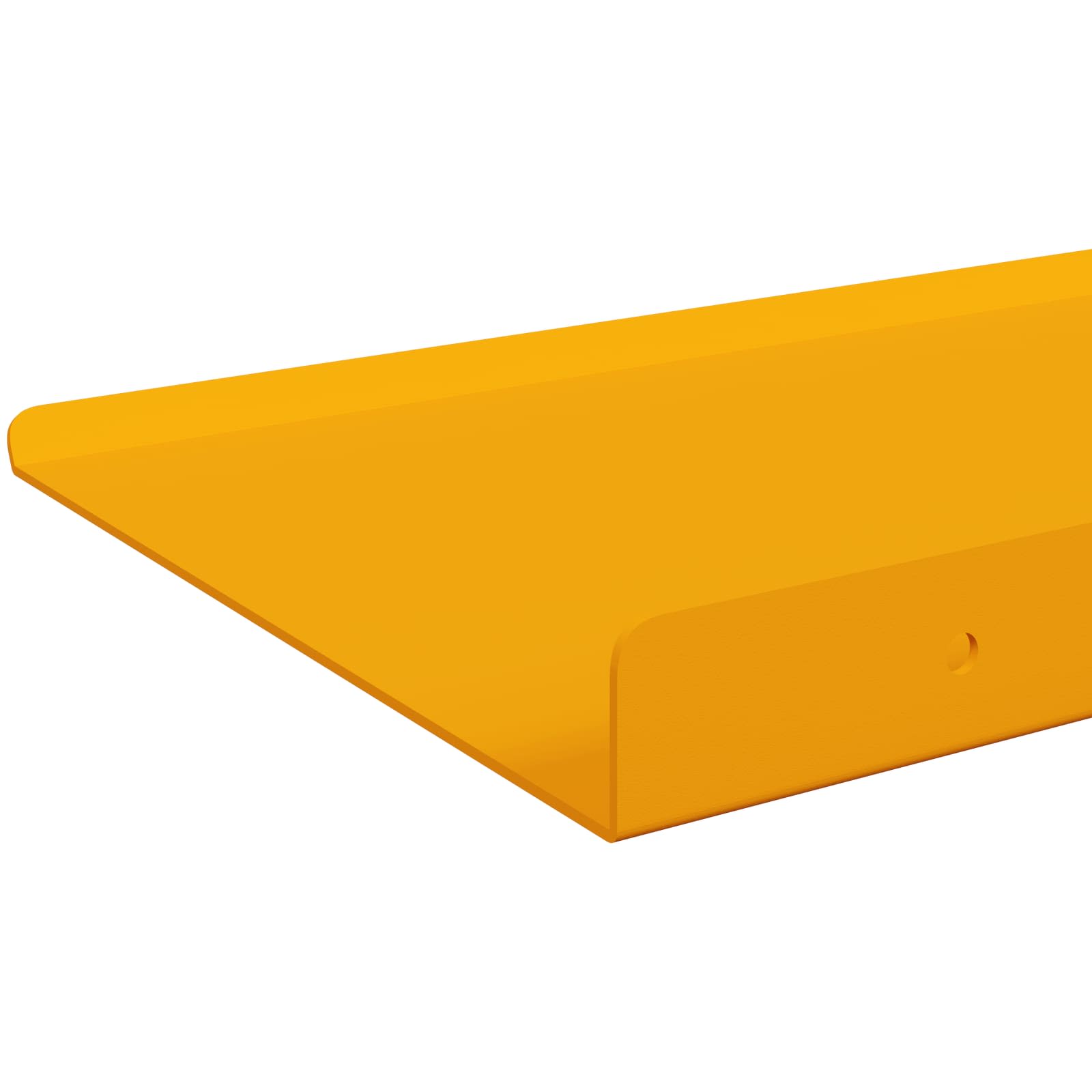 Lebdeća polica Zidne 2 pcs Žuta 40 x 18 x 2,5 cm Čelik