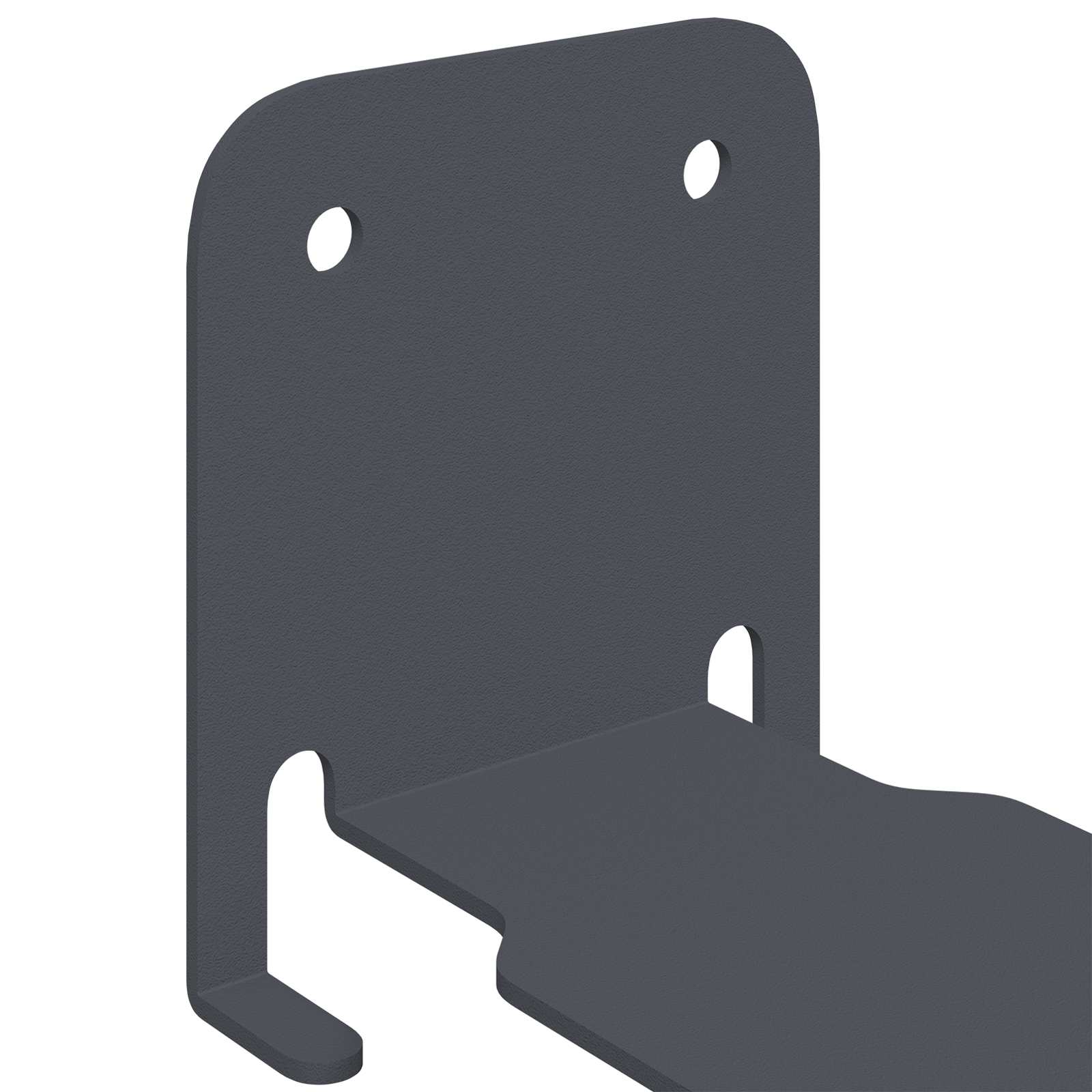 Lebdeća polica s policom Zidne 4 pcs Antracit 6 x 10,8 x 6,6 cm