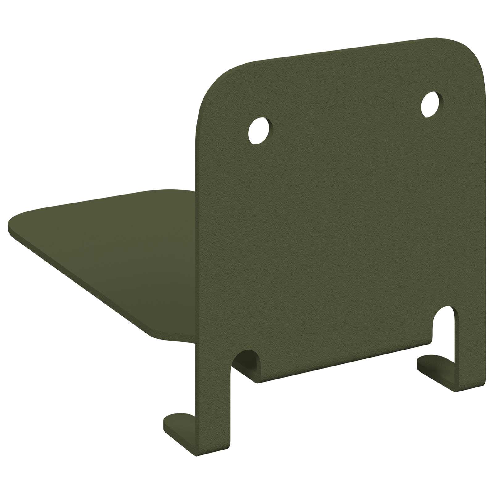 Lebdeća polica Zidne 8 pcs Maslinasto zelena 6 x 10,8 x 6,6 cm