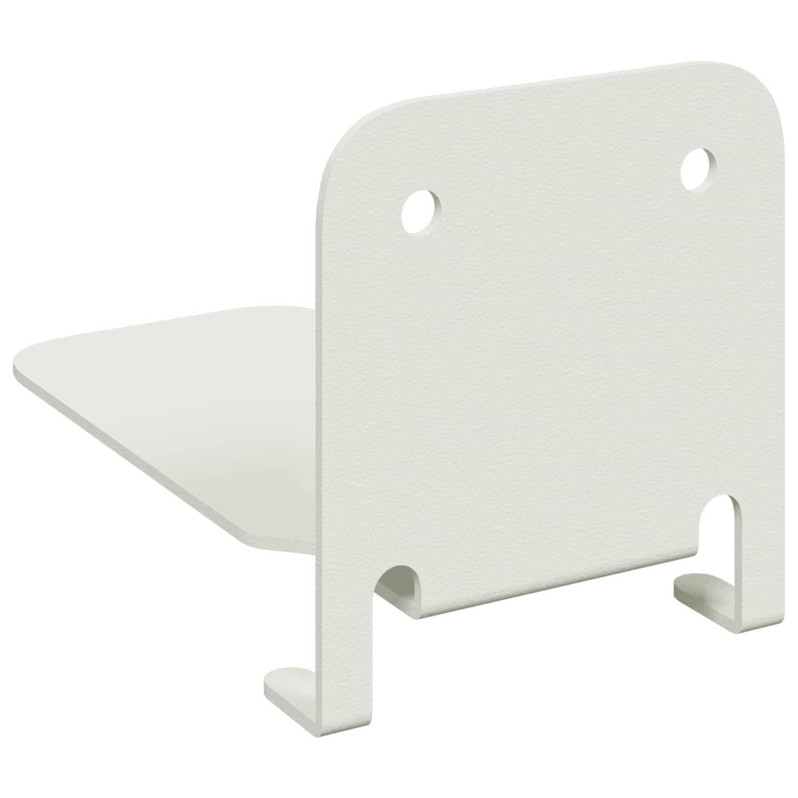 Lebdeća polica s policom Zidne 8 pcs Bijeli 6 x 10,8 x 6,6 cm