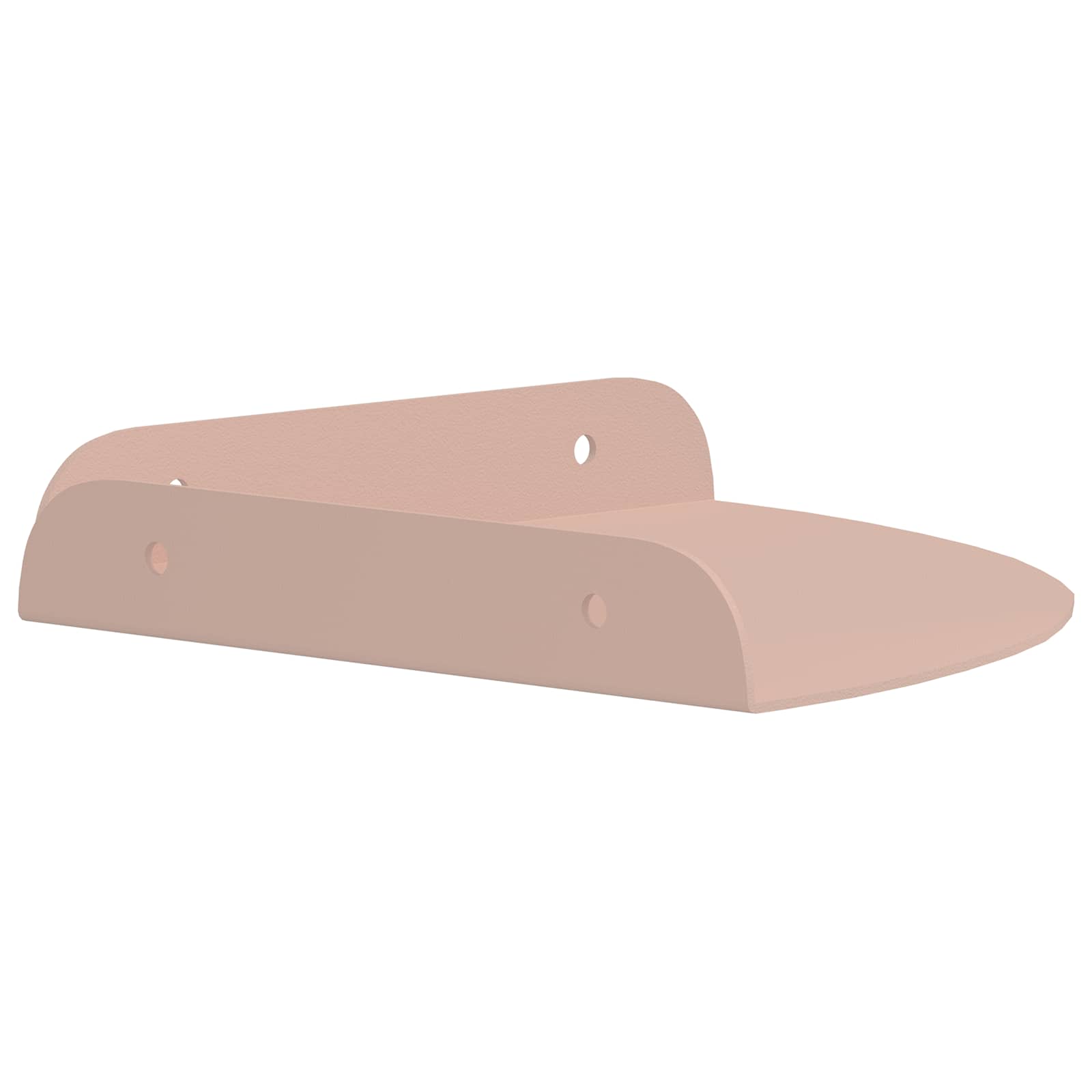 Lebdeća polica s policom 4 pcs Ružičasta 15 x 15 x 2 cm