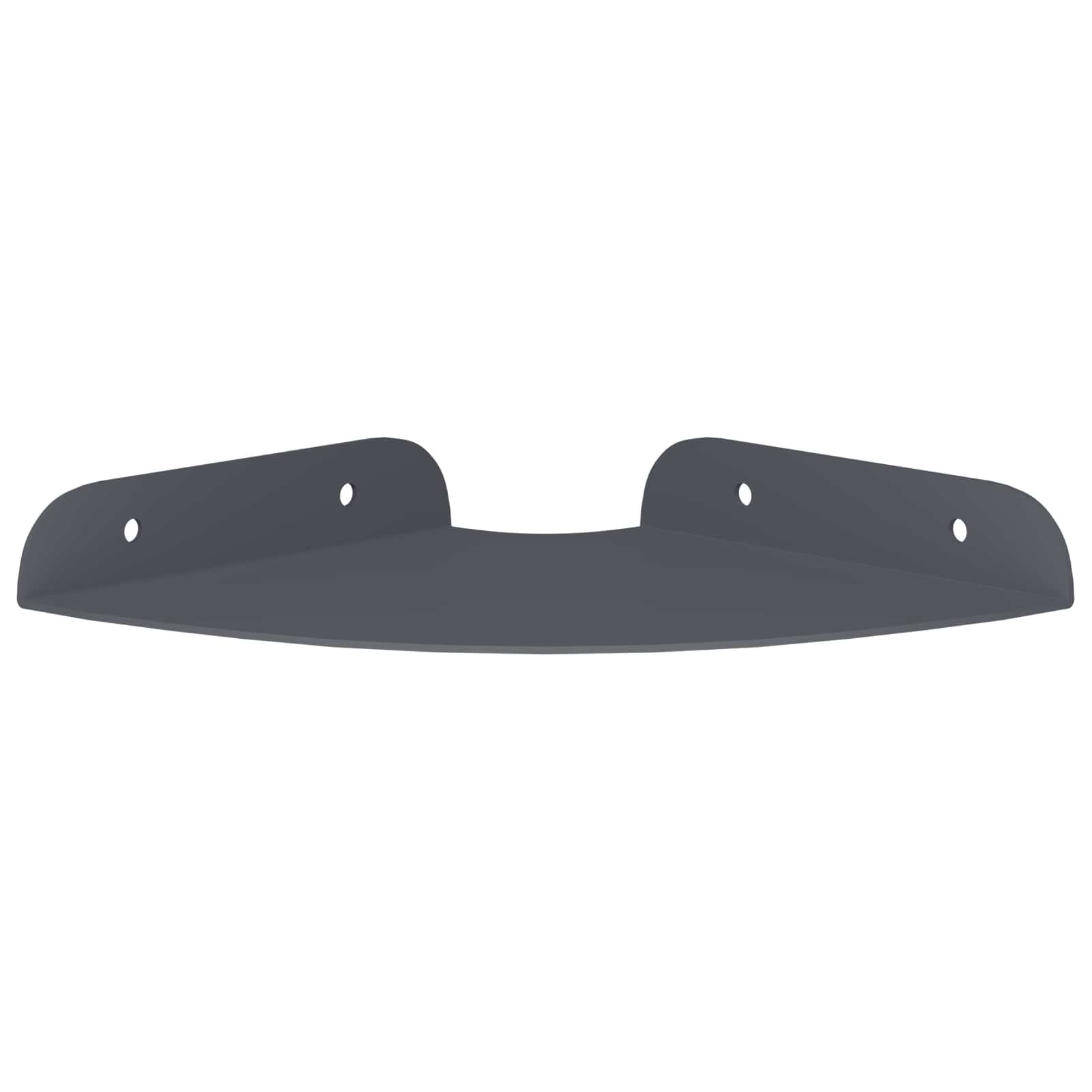 Lebdeća polica s policom 4 pcs Antracit 15 x 15 x 2 cm
